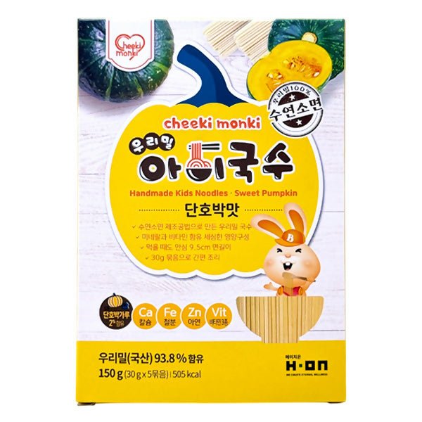 គុយទាវកូនក្មេង 12m+ Cheeki Monki Sewwt Pumpkin Noodle 150g - អាហារក្មេង (Baby Food)