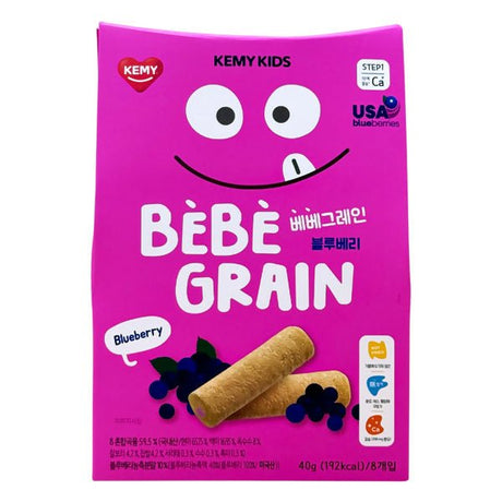 នំក្មេង 12m+ Kemy Bebe Grain Blueberry 40g - នំកូនក្មេង (Baby Cakes)