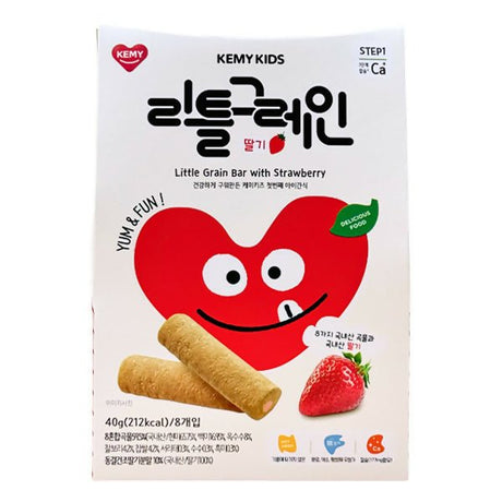 នំក្មេង 12m+ Kemy Bebe Grain Strawberry 40g - នំកូនក្មេង (Baby Cakes)