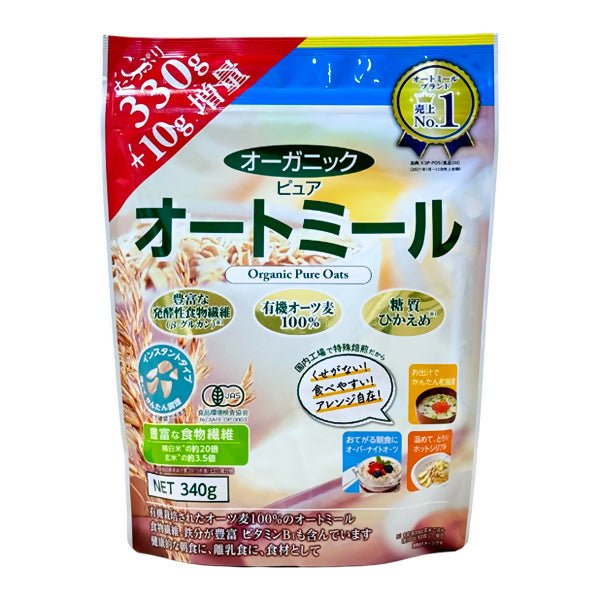 ស្រូវសាឡី 12m+ Mach Organic Pure Oats 340g - អាហារក្មេង (Baby Food)