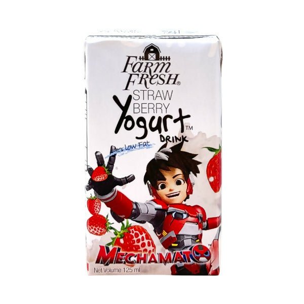 ទឹកដោះគោ 1y+ Farm Fresh Strawberry Yogurt 125ml - ម្ស៉ៅទឹកដោះគោ & ទឹកដោះគោទឹក (Milk Powder & Milk)