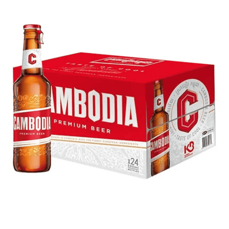 ស្រាបៀរកម្ពុជា ដបតូច330ml Cambodia Beer Pint NCP 330mlx24 - Others