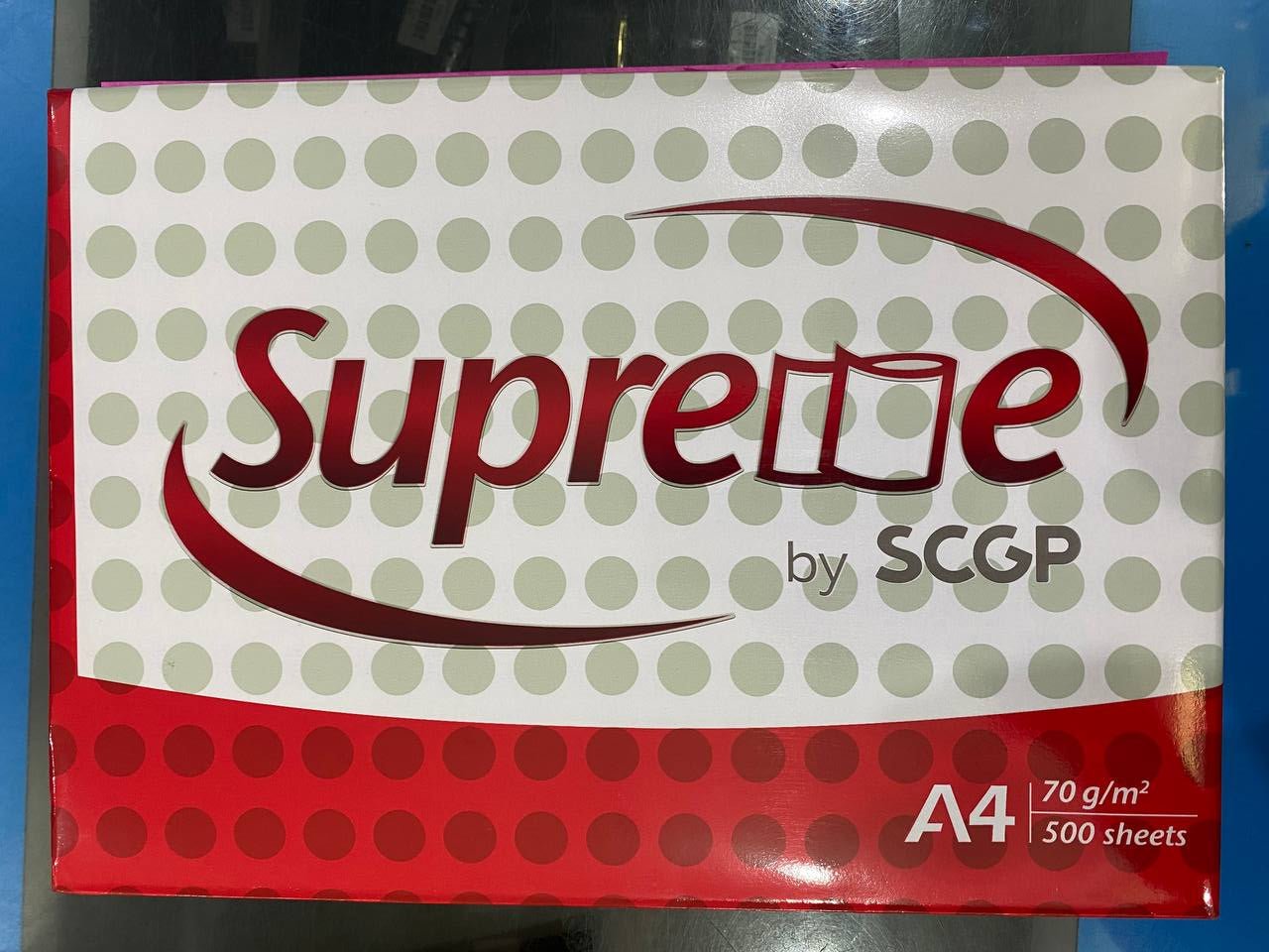 សម្ភារៈការិយាល័យ និងបណ្ណាគារ - ក្រដាសអេ៤ សូព្រីម ៧០ក្រាម 5pcs - Office and Stationary Supply
