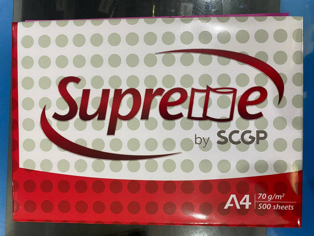 សម្ភារៈការិយាល័យ និងបណ្ណាគារ - ក្រដាសអេ៤ សូព្រីម ៧០ក្រាម 5pcs - Office and Stationary Supply