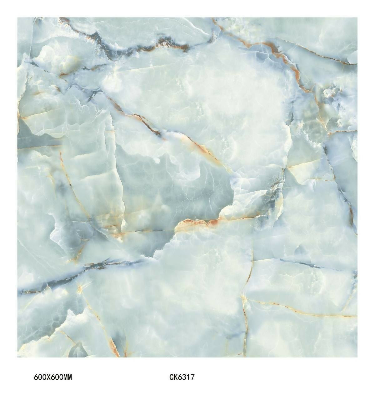 ការ៉ូសាច់រលោងកញ្ចក់ ៥ ជាន់ ខ្នាត 600mm x 60mm - New Constructions