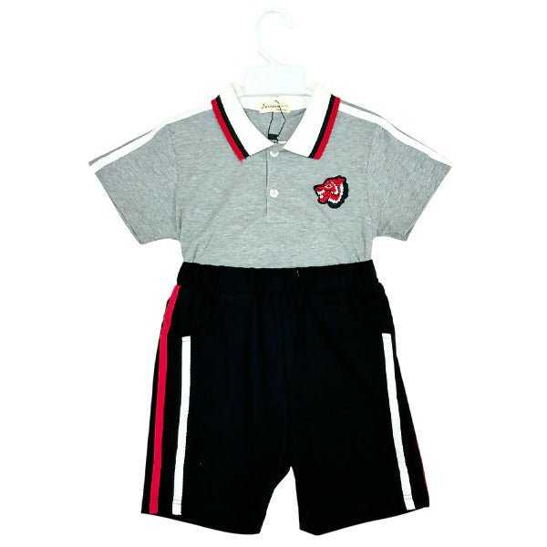 អាវយឺតករបើក 6165 Zqiaoer Boy Shirt - ឈុតកាដូ (Gift Sets)