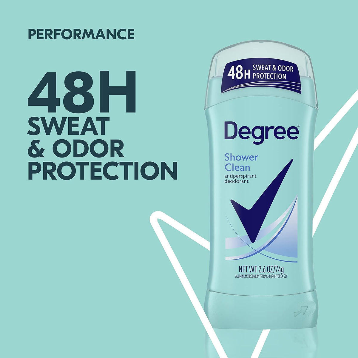 Degree Original Antiperspirant Deodorant Shower Clean - For Women