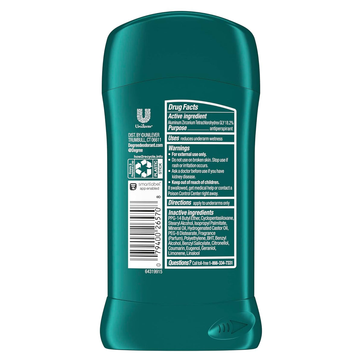 Degree Original Dry Protection Antiperspirant Sport 2.7 - For Men