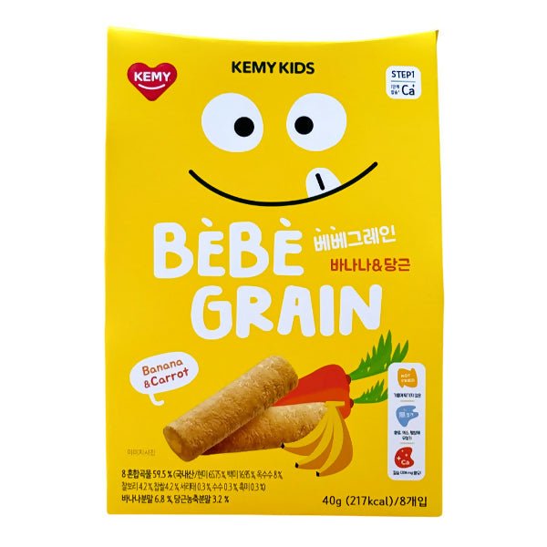 នំក្មេង 9m+ Kemy Bebe Grain Banana 40g - នំកូនក្មេង (Baby Cakes)
