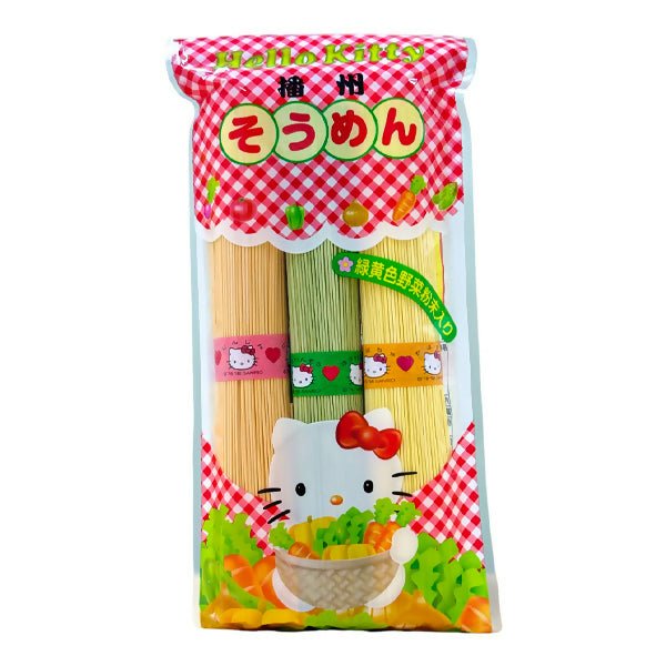 ផាស្ត្រាក្មេង 9m+ Somen Hello Kitty Vegetable Noodle 320g - អាហារក្មេង (Baby Food)
