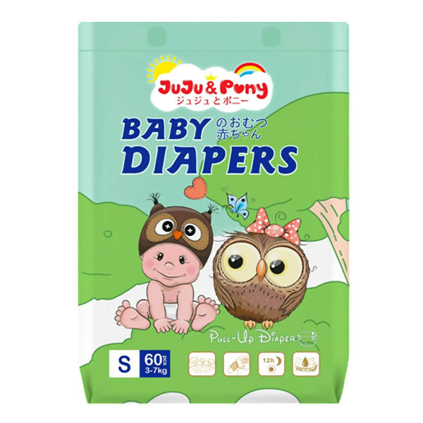 ខោរទឹកនោម JuJu & Pony S60 12-17kg Baby Diapers
