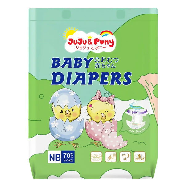 ខោរទឹកនោម JuJu&Pony NB70 Baby Diapers 2-5kg
