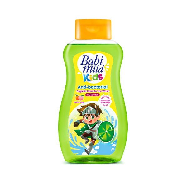 សាប៊ូដុសខ្លួន BabiMild Kids 2 in 1 Bath 200ml - សាប៊ូកក់ ដុសកូនក្មេង (Baby Shampoo Body Wash)