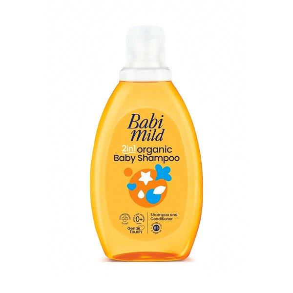 សាប៊ូ BabiMild Moisturizing Baby Shampoo 200ml - សាប៊ូកក់ ដុសកូនក្មេង (Baby Shampoo Body Wash)
