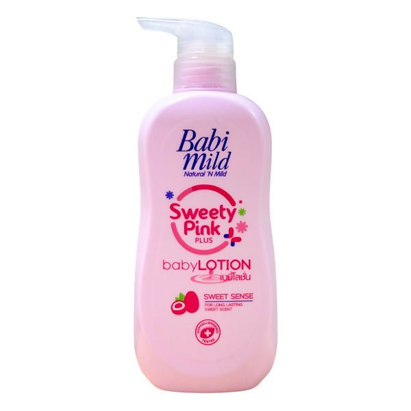 ឡេ Babimild Sweety Pink Baby Lottion 400ml - ឡេរនិងគ្រីមសម្រាប់ក្មេង (Baby Lotions & Creams)