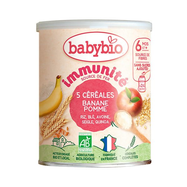 ម្ស៉ៅបបរក្មេង Babybio Cereales 3Fruits 6m+ (220g) - ម្សៅបបរ (Porridge Powder)