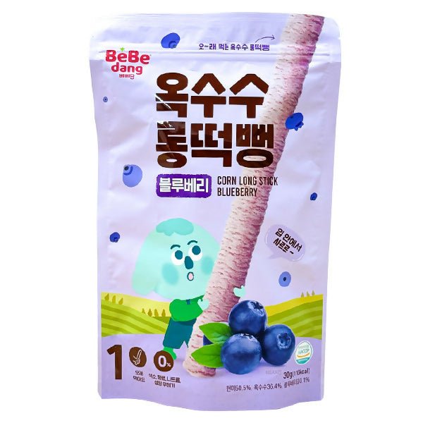 នំក្មេង Bebe Dang Blueberry 30g ចាប់ពីក្មេង6ខែឡើង - នំកូនក្មេង (Baby Cakes)