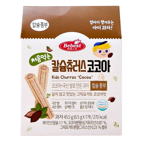 នំក្មេង Bebest Kids Cocoa ចាប់ពីក្មេង1ឆ្នាំឡើង 45.5g - នំកូនក្មេង (Baby Cakes)