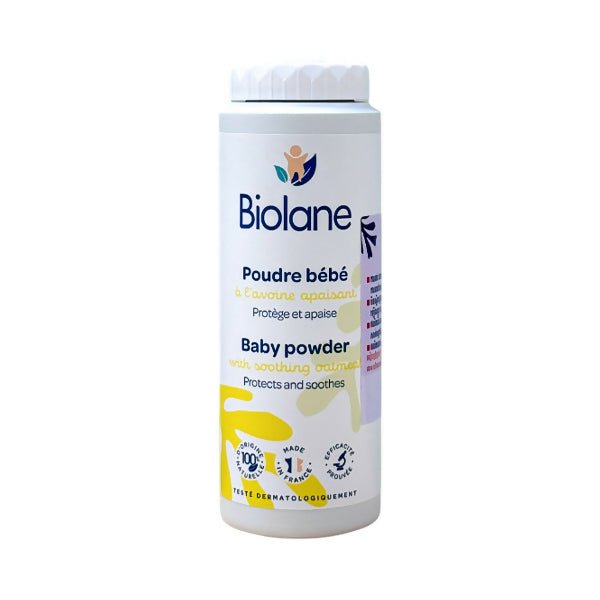 ម្សៅ Biolane Baby Powder 75g - ប្រភេទម្សៅលាបខ្លួនក្មេង (Baby Body Powders)