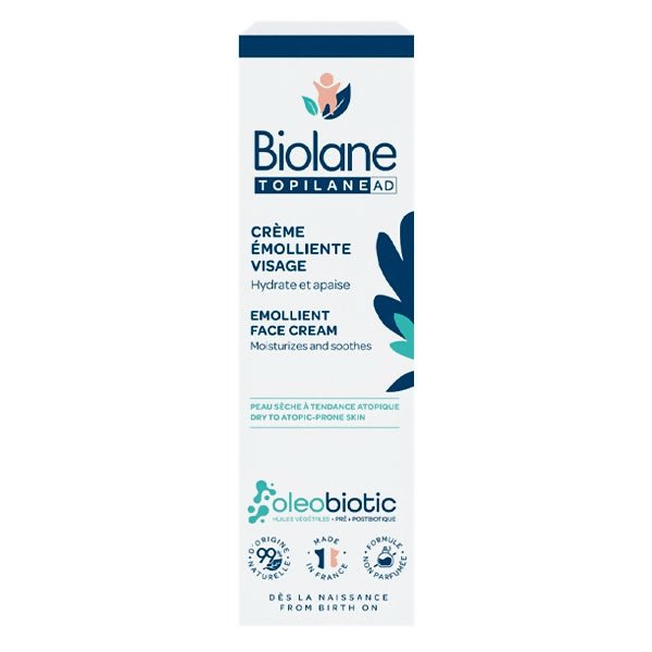 ក្រែមលាបមុខ Biolane Emollient Face Cream 50ml - ឡេរនិងគ្រីមសម្រាប់ក្មេង (Baby Lotions & Creams)