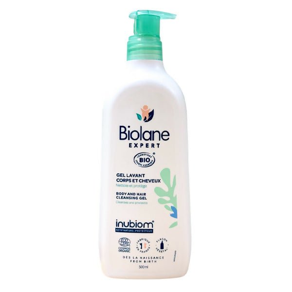 ជែលកក់ដុស Biolane Expert Gel Lavant Corpset Cheveux 500ml 0m - 15y - សាប៊ូកក់ ដុសកូនក្មេង (Baby Shampoo Body Wash)