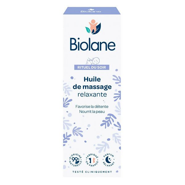 ប្រេងម៉ាស្សា Biolane Huile De Massage 50ml 0m+ - ប្រេងលាបសម្រាប់ក្មេង (Baby Oils)