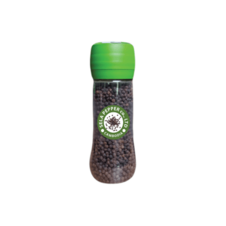Black peppercorn in Bottle with Grinder (Non refill) 200g - Healthy Food