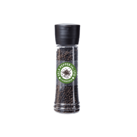 Black Peppercorn with Grinder (Non refill) 180g - Healthy Food