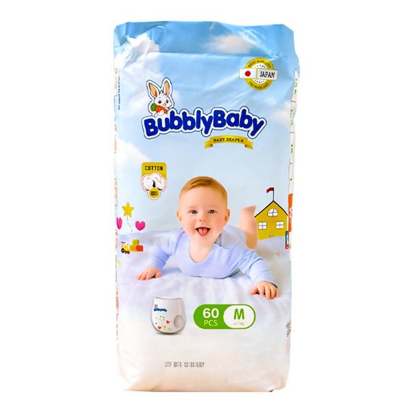ខោរទឹកនោមស្លៀក Bubblybaby M60pcs - ខោទឹកនោម (Diapers)