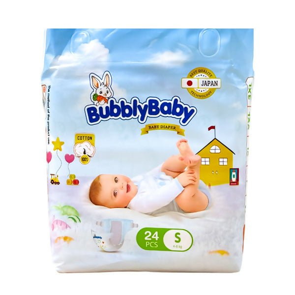 ខោរទឹកនោមបកបិទ Bubblybaby S24pcs - ខោទឹកនោម (Diapers)