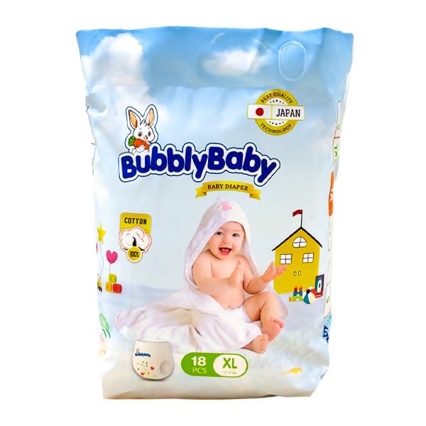 ខោរទឹកនោមស្លៀក Bubblybaby XL18pcs - ខោទឹកនោម (Diapers)