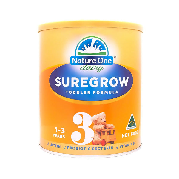 ម្សៅទឹកដោះគោ Nature One Suregrow 3(600g)*6