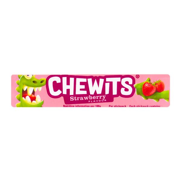 ស្ករទន់ៗ Chewits Strawberry Candy 30g - ស្ករគ្រាប់ & នំ (Candy & Cake)