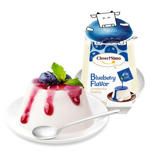 Clever Mama 125g Lactobacillus Blueberry Pudding - Healthy Food
