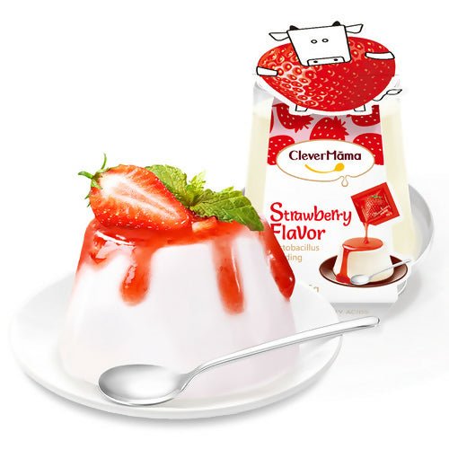 Clever Mama 125g Lactobacillus Strawberry Pudding - Healthy Food