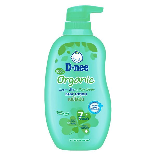 ឡេ D - nee Organic Baby Lotion 300ml Green - ឡេរនិងគ្រីមសម្រាប់ក្មេង (Baby Lotions & Creams)