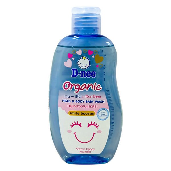សាប៊ូកក់ដុស D - nee Pure Head & Body Blue 200ml - សាប៊ូកក់ ដុសកូនក្មេង (Baby Shampoo Body Wash)