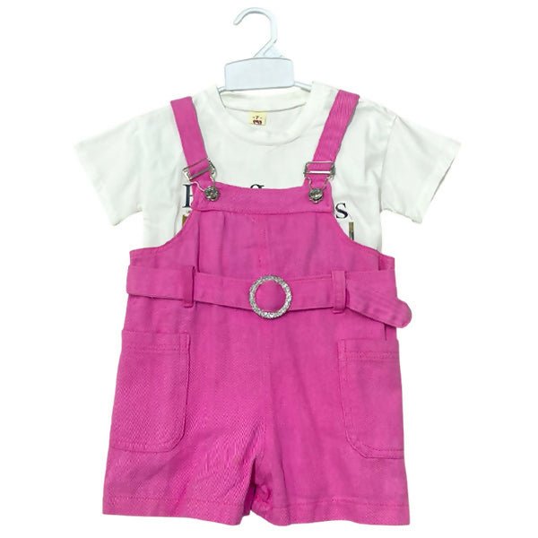 អៀមខោខ្លីស្រី D0000186 Qicaitongnian Girl Jum Suit - ឈុតកាដូ (Gift Sets)