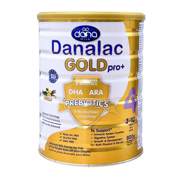 ម្សៅទឹកដោះគោ Danalac Gold Pro+ 4 (800g) - ម្ស៉ៅទឹកដោះគោ & ទឹកដោះគោទឹក (Milk Powder & Milk)