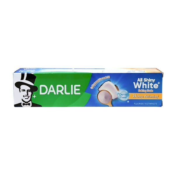 ថ្នាំដុសធ្មេញ Darlie All Shiny White Baking Soda 140g - ថ្នាំដុសធ្មេញកូនក្មេង មនុស្សធំ និងច្រាសដុសធ្មេញ (Baby Toothpaste, Adult Toothbrushes & Toothbrushes)