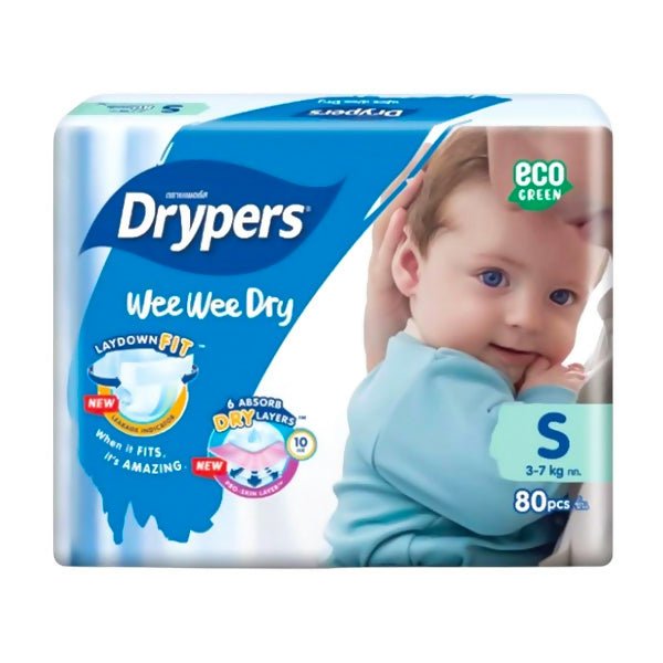 ខោទឹកនោមបកបិទ Drypers S80pcs Wee Wee dry - ខោទឹកនោម (Diapers)