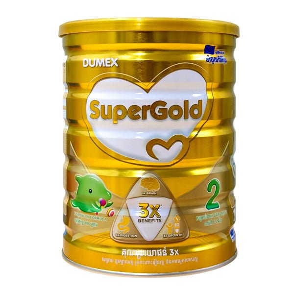ម្សៅទឹកដោះគោ Dumex SuperGold Step2 (800g) New - ម្ស៉ៅទឹកដោះគោ & ទឹកដោះគោទឹក (Milk Powder & Milk)