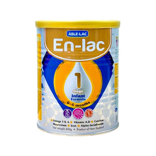 ទឹកដោះគោ En - lac Step1 400g - ម្ស៉ៅទឹកដោះគោ & ទឹកដោះគោទឹក (Milk Powder & Milk)