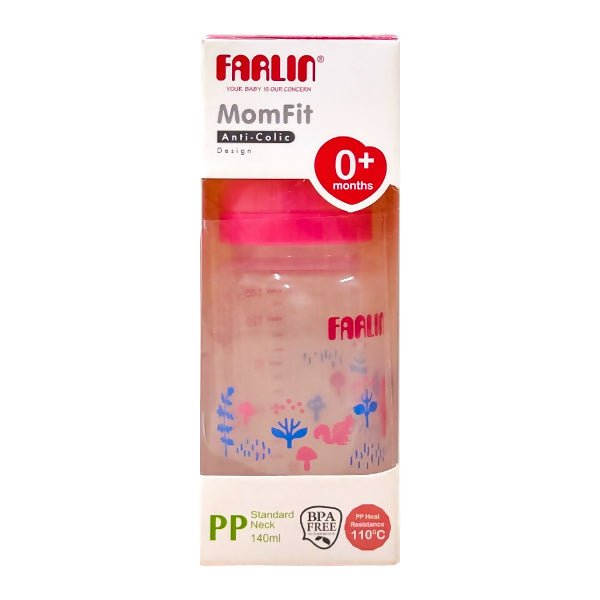 ដប Farlin AB - 41011(G) 140ml Momfit Feeding Bottle - ដបដោះគោ ដបទឹក & ក្បាលប្តូរ (Milk Bottle Water Bottle & Changing Pads)