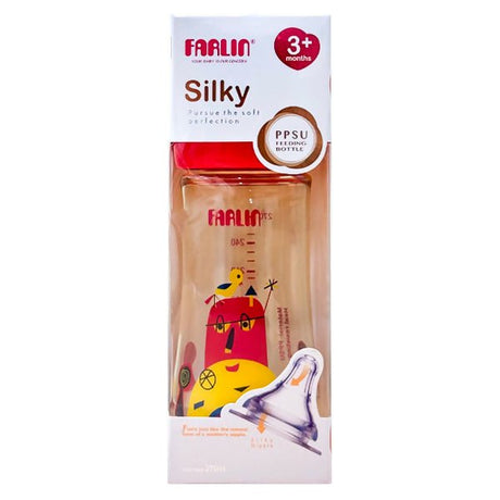 ដប Farlin AB92009(G) Silky PPSU Feeding Bottle 270ml - ដបដោះគោ ដបទឹក & ក្បាលប្តូរ (Milk Bottle Water Bottle & Changing Pads)