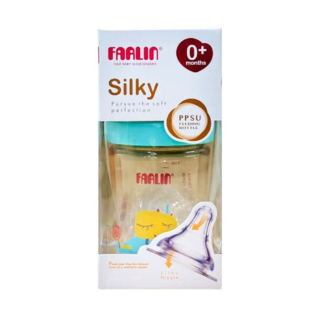 ដប Farlin AB92010(B) Silky PPSU Feeding Bottle 150ml - ដបដោះគោ ដបទឹក & ក្បាលប្តូរ (Milk Bottle Water Bottle & Changing Pads)