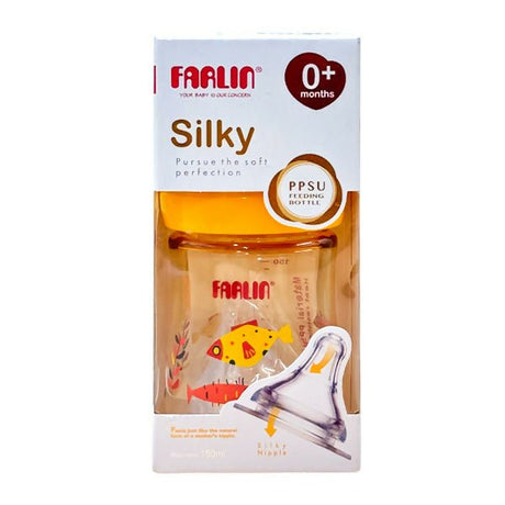 ដប Farlin AB92010(M) Silky PPSU Feeding Bottle 150ml - ដបដោះគោ ដបទឹក & ក្បាលប្តូរ (Milk Bottle Water Bottle & Changing Pads)