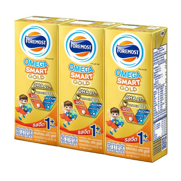 ទឹកដោះគោ Foremost Omega Smart Gold 180ml - ម្ស៉ៅទឹកដោះគោ & ទឹកដោះគោទឹក (Milk Powder & Milk)