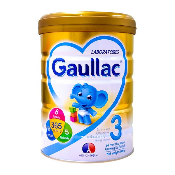 ម្សៅទឹកដោះគោ Gaullac 3 800g - ម្ស៉ៅទឹកដោះគោ & ទឹកដោះគោទឹក (Milk Powder & Milk)