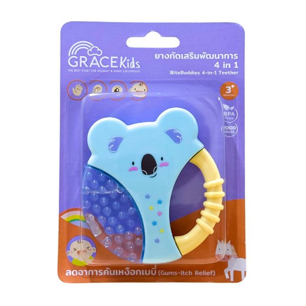 ជ័រកាន់លេង GraceKids Children's Rattles Stimulate The Senses 3m+ - ដបដោះគោ ដបទឹក & ក្បាលប្តូរ (Milk Bottle Water Bottle & Changing Pads)